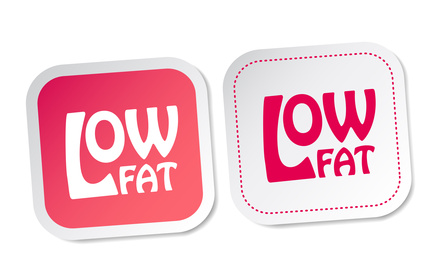 Low fat stickers